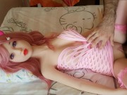 Preview 5 of Sex Doll Amelia 05. Amature Homemade Anal Creamy Creampie Pink Cute Cat Girl (Real Girl Voice) Kawai