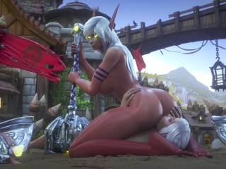 Warcraft Elf Futanari Compilation #3