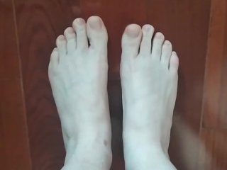 feet video, interracial, amateur, feet from above