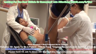 CLOV 섹시한 흑단 십대 Jackie Banes는 & 간호사에 의한 광범위한 오르가즘 연구 4에 서명합니다.
