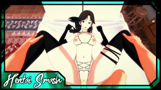 Kyouko Fujibayashi se fait baiser POV en lingerie - The Irregular at Magic High School Hentai.
