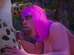 Фурри пати в 2 ствола - Screenshot 5 of 16 - Deep Blowjob