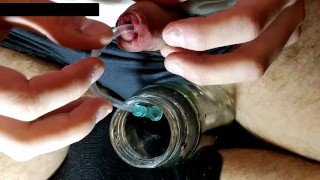 Urethra bladder insertion tube pee homemade