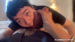 Skater Guy Gets Off on Fat Asian Booty – Hotdogging Action