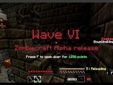 Minecraft - ZombieCraft Alpha release (Nacht - Trial 1/3) | w/ DownWindWings