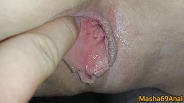 Красивый секс на кровати с горячей соседкой. Накачал её спермой. Masha69Anal