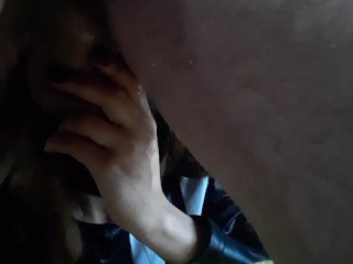 Sexy clothed with pantyhose and high heels: rough deepthroat_and huge load of cumoral creampie