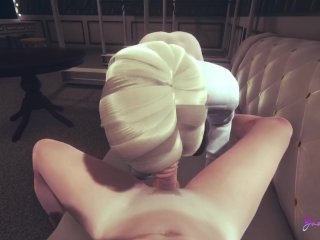 Yaoi Femboy - POV Kitten Leo Blowbjob and doggy