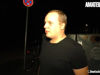 DEUTSCHLANDREPORT - CHUBBY GERMAN AMATEUR PICKED UP AND POUNDED HARD