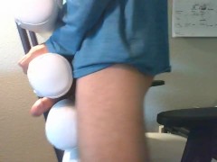 Fucking my desk chair at home office