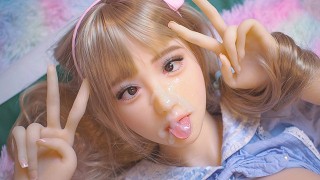 My Cute Doll 05 Has An Ahegao Facial Cum