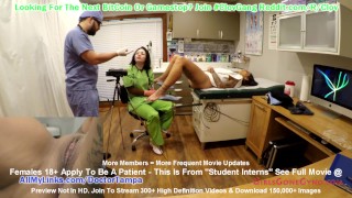 $CLOV - L’infirmière Lenna Lux examine la patiente uniformisée Stefania Mafra pendant que Doctor Tampa l’observe