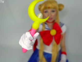 Sailor Moon Waifu Fucks her Wand Teaser