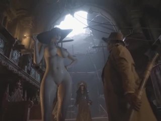 mother, resident evil, nude, naked