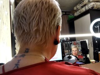 Lady in Red, or all the older girls suck dick! Sweet games with mature pussy... ))