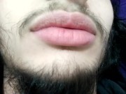Preview 2 of male lips BIG MOUTH