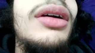 mannelijke lippen GROTE MOND