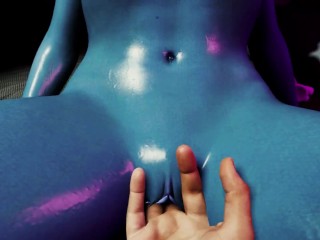 Um Dream Lendário com Liara do Mass Effect (paródia) VR POV