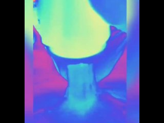 Retro Psychedelic Cock Stroking