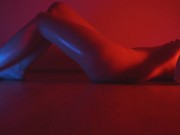 Preview 4 of moaning while edging myself on the floor - body shaking orgasm