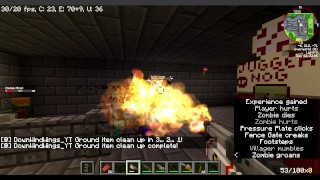 Minecraft - Nacht der Untoten Geremasterd door DownWindWings (wapens testen en spawnen)