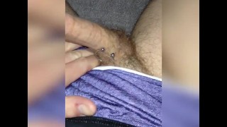 Enjoying a nice stroke with my toy (Toy series #4)