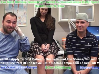 $CLOV become Doctor Tampa, Glove in as Logan Lace Gets new Student Gyno Exam while Boyfriend Watches