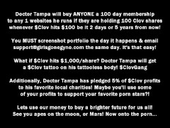 Video $CLOV Become Doctor Tampa & Give Gyno Exam To  Raya Nguyen As Part Of Her University Physical!