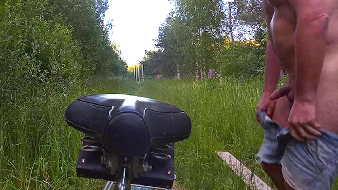 erect naked  bike The first Attempt to Ride a Naked Bike in the Outskirts of the Village -  Pornhub Gay