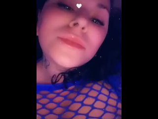 tattooed women, big tits, vertical video, solo female