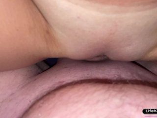 Footjob Sex Close-up and_Cumshot on_the Stomach