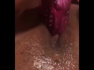 Fat pussy masturbation