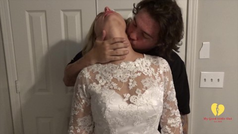 PASSIONATE MAKEOUT WITH BRIDE BEFORE WEDDING!