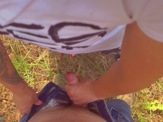 Stepbrother Cumming in my Panties and Pull_them up