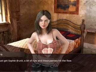 red head, cartoon, adult game, 3d game