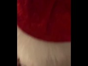 Preview 4 of Santa’s little slut takes massive load on her face