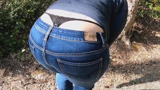 Whale Tail Big Ass Millf Performer In Public