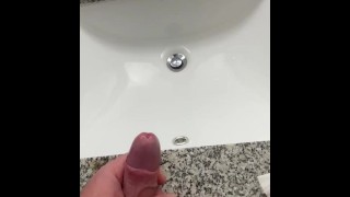 Handjob in the sink