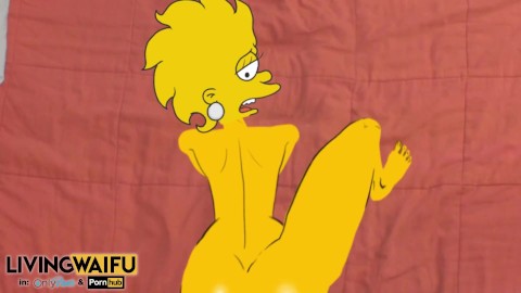 Simpson porn Daqing les in Bart and