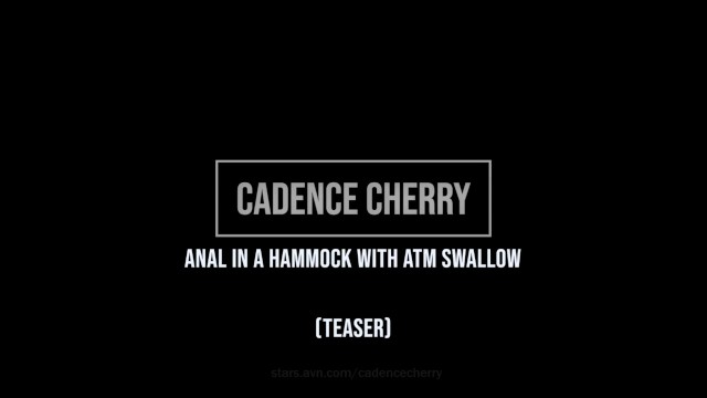 Asian Teen Anal Ride in a Hammock with ATM Swallow - Teaser