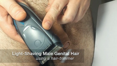 How to Properly Shave Balls and Cock (Pubic Hair) using an Hair Trimmer - Prevent Skin Irritations