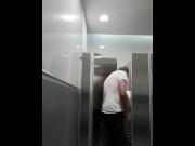 Preview 1 of Jerk off Men's bathroom