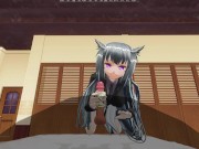Preview 4 of 3D HENTAI jerk off your cock with her panties