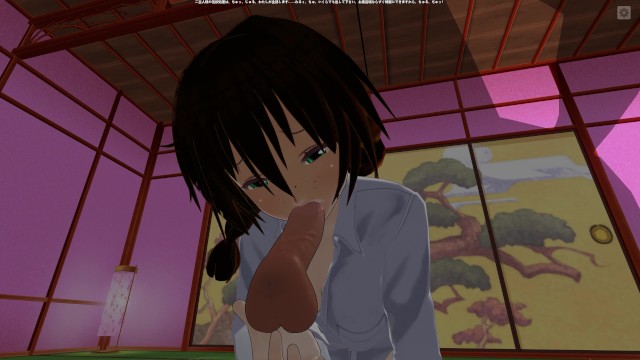 3D HENTAI Обкончал рыжей подруге все лицо