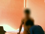 Preview 5 of Sexy Twink With Awesome Abs Just Couldn't Help But Cum (Nilabasan Agad Si Daks na May Abs Sa Sarap)