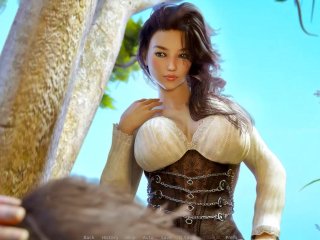 adult game, sophie, 3d game, red head