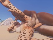 Preview 5 of Wild Life / Tali and Zuri Lesbian Furry Porn