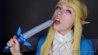 Zelda Unboxes The Master Dildo Geekysextoys Unboxing