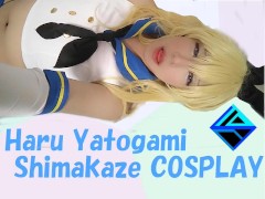 Shimakaze Cosplay Cross-dresser Masturbation 