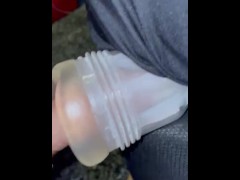 When she's not there, I enjoy it with my Fleshlight - I cume 🤤🍆💦